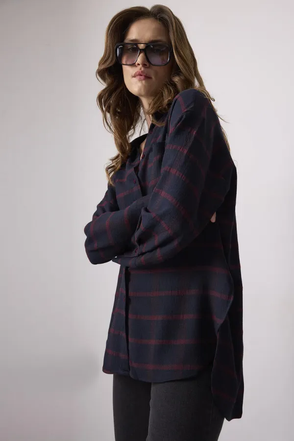 OVERSIZE WAFFLE SHIRT