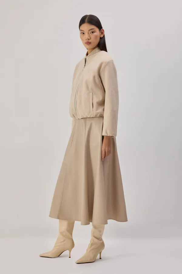 VESTE BOMBER EN CACHEMIRE