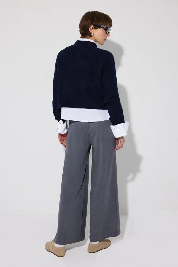 PLEATED POCKET PANTS