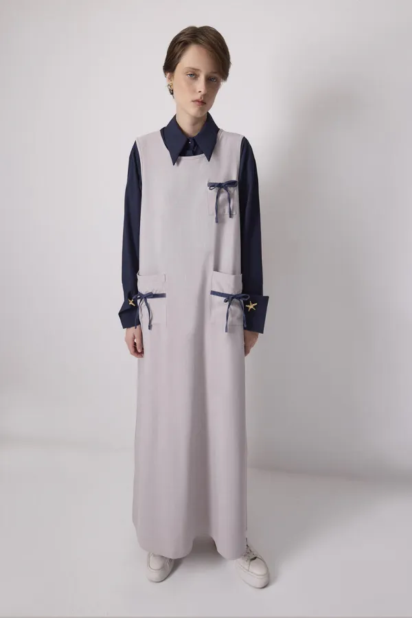 FİYONK DETAYLI KETEN JİLE