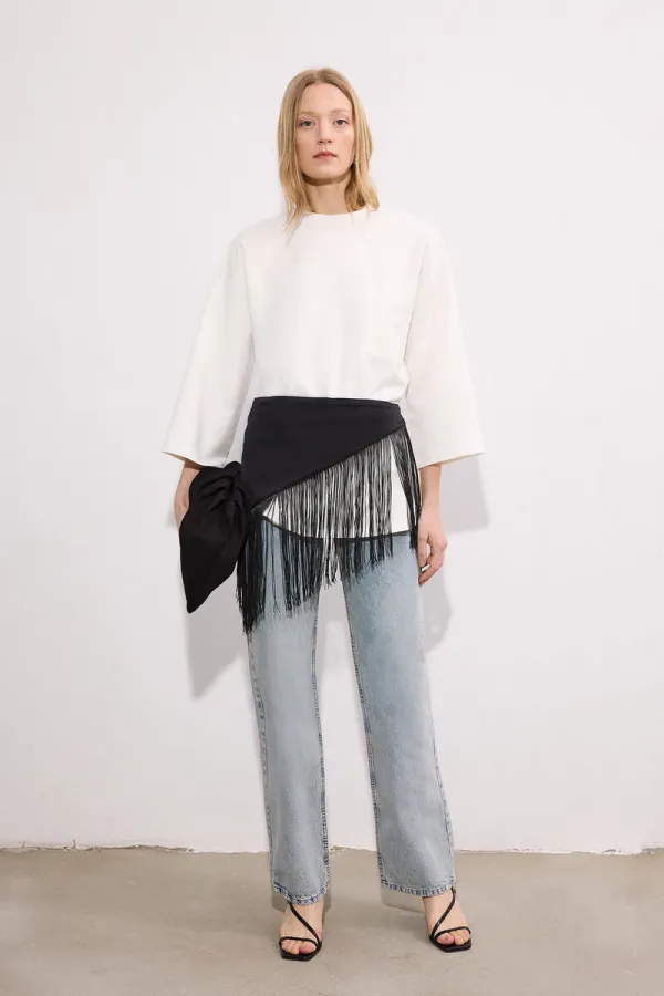 KNITTED TUNIC WITH POCKETS