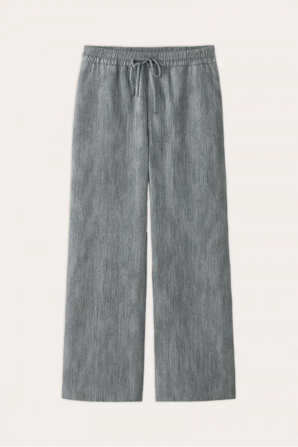 ELASTİK BEL JAKARLI PANTOLON