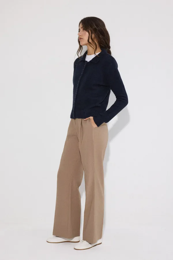 BUTTONED KNITTED CARDIGAN