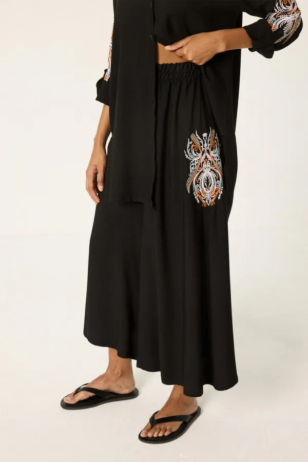 EMBROIDERED VISCOSE SET EMBROIDERED VISCOSE SET