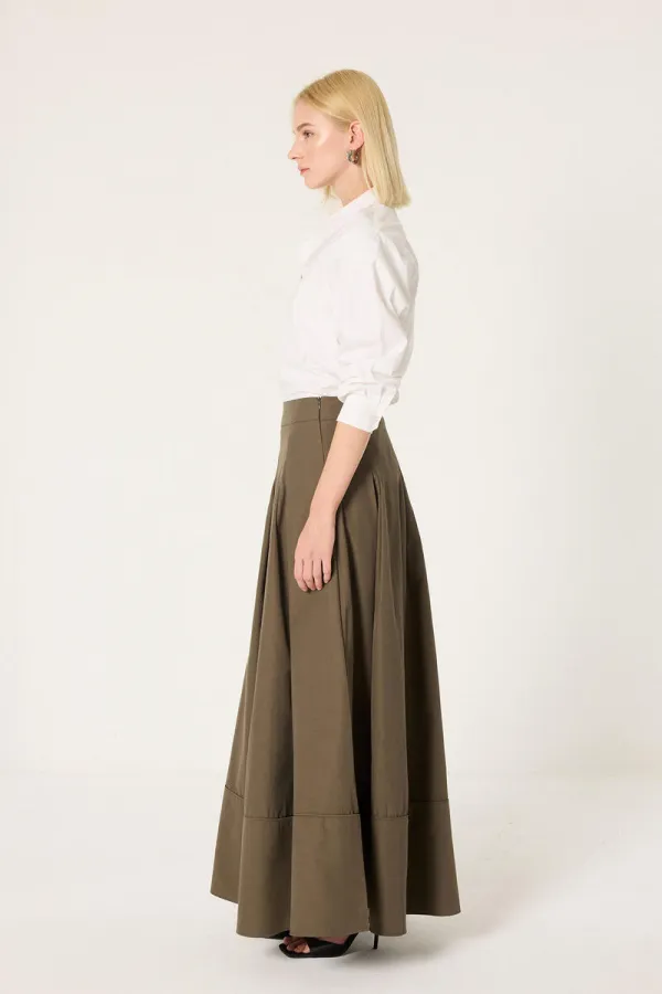 A-line skirt with pocket detail A-line skirt with pocket detail
