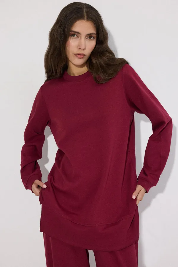 TUNIC AND PANTS KNITTED SET