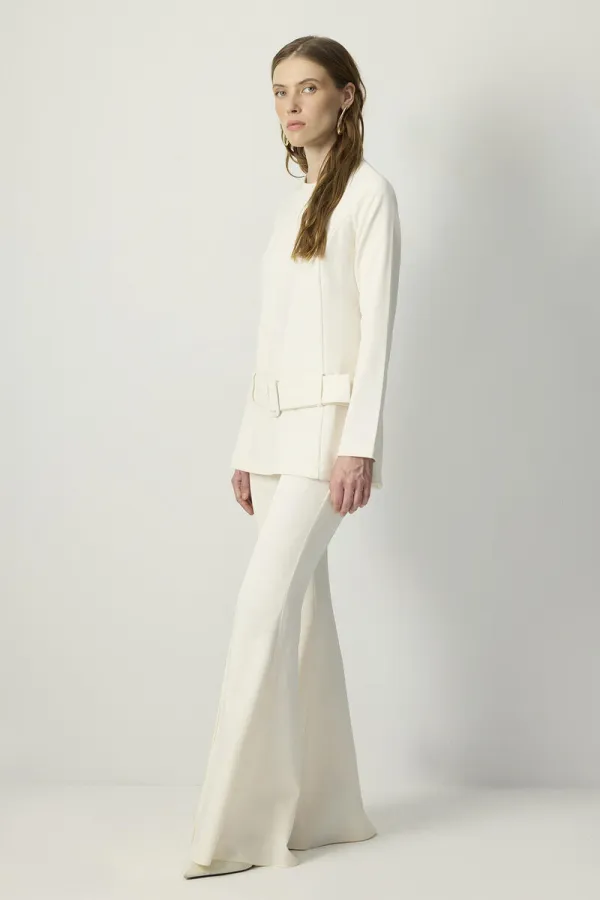 BELTED CREPE TUNIC BELTED CREPE TUNIC