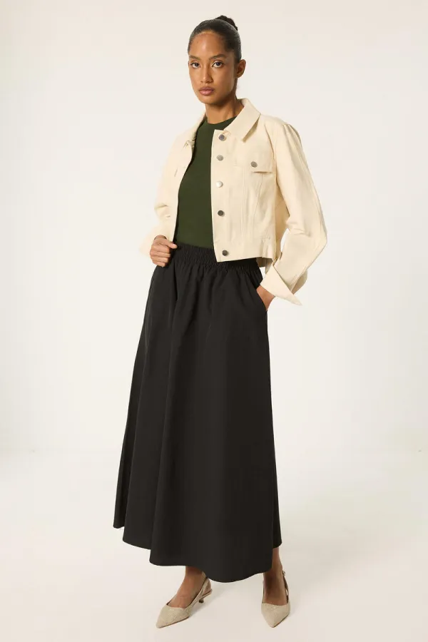 ELASTIC WAIST SKIRT ELASTIC WAIST SKIRT
