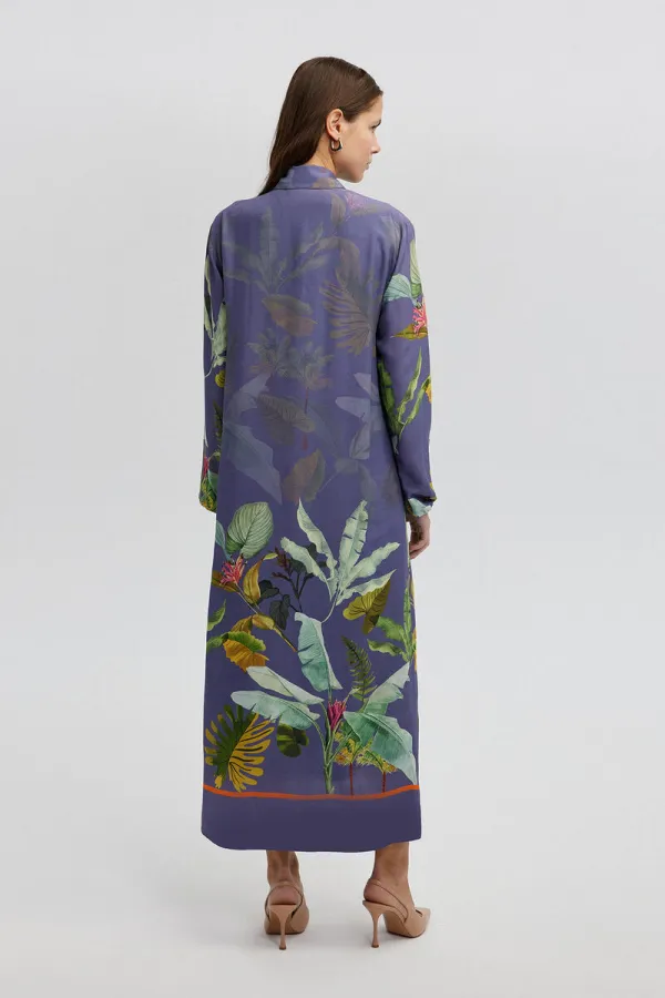 DESENLİ GÖMLEK ELBİSE