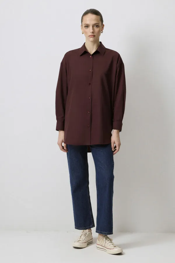 OVERSIZE FIT POPLIN SHIRT OVERSIZE FIT POPLIN SHIRT
