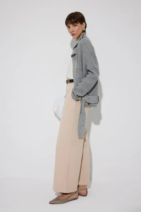 PLEATED POCKET PANTS