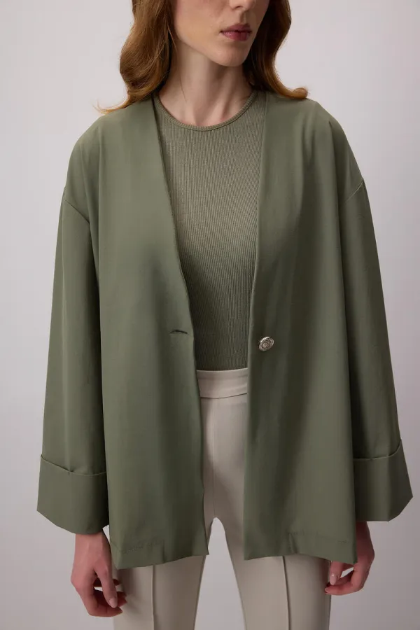 TEK DÜĞMELİ CEKET