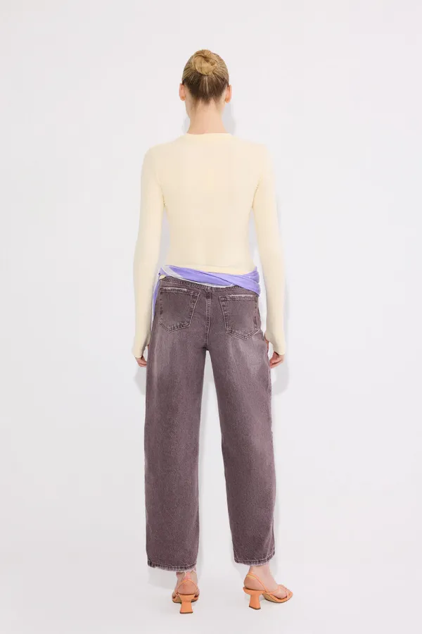 BODY À MANCHES LONGUES ET À MI-CHEVEUX