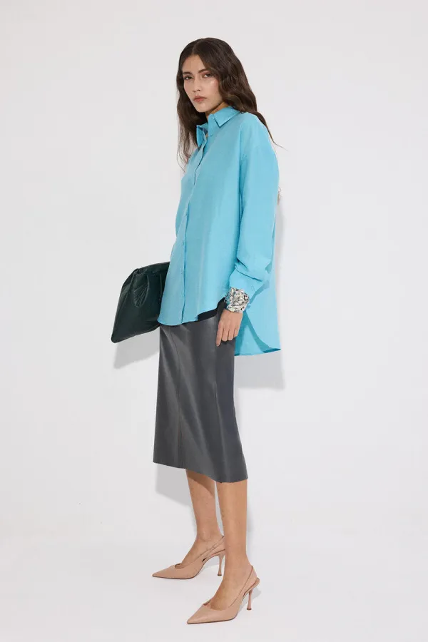 CHEMISE BASIQUE SURDIMENSIONNÉE