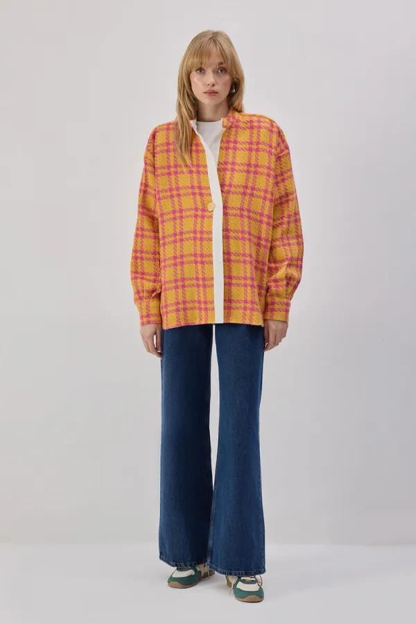 EKOSE DESENLİ TÜVİT GÖMLEK