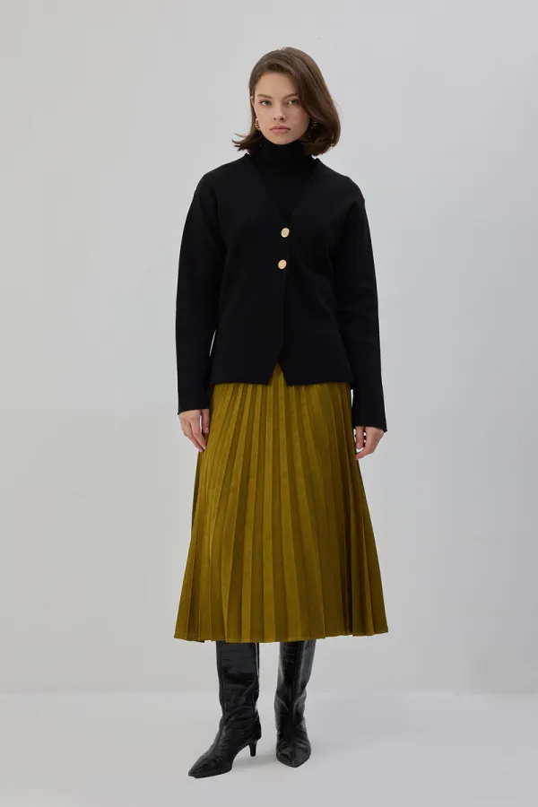 PİLİSELİ SÜET ETEK