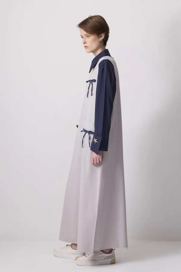 FİYONK DETAYLI KETEN JİLE