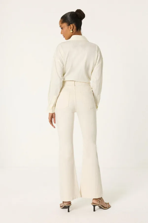 HAFİF İSPANYOL PAÇA DENİM PANTOLON