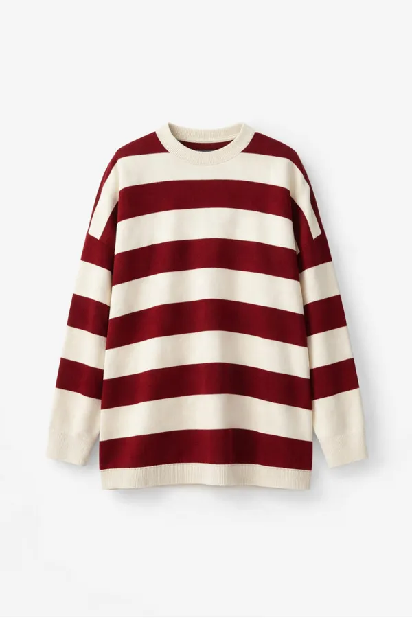 ÇİZGİLİ TRİKO KAZAK