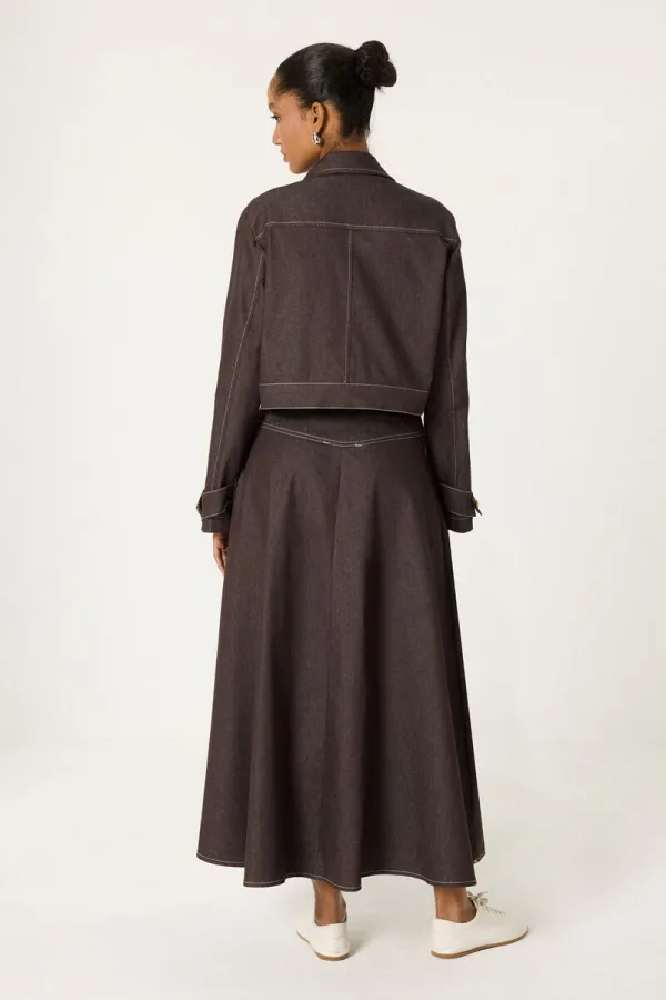 ENSEMBLE VESTE, JUPE ET JEAN