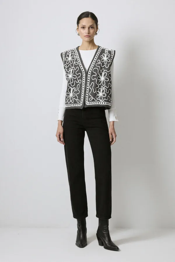 GILET BRODÉ