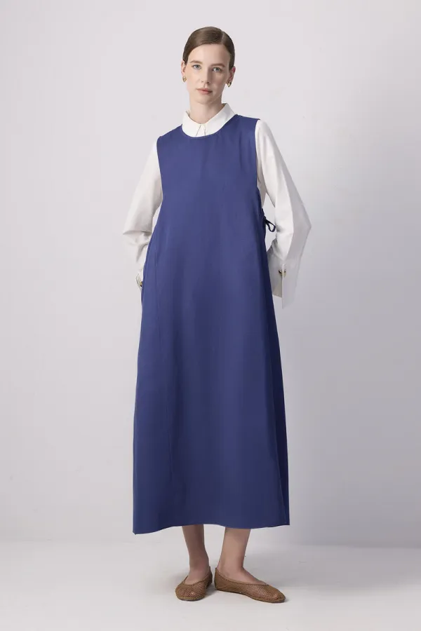 Gilet oversize froncé