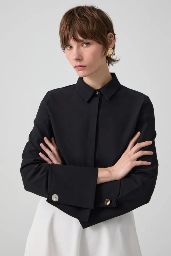 GENİŞ MANŞETLİ GÖMLEK BODY