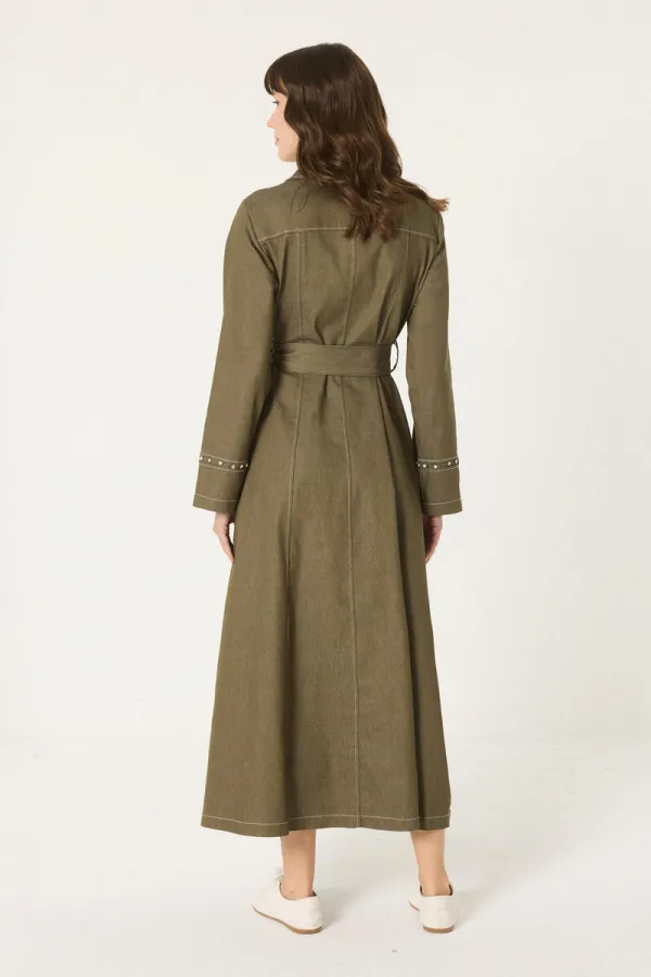 ROBE EN JEAN ORNÉE DE PIERRES