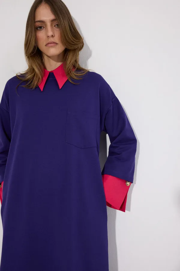 CEPLİ ÖRME ELBİSE