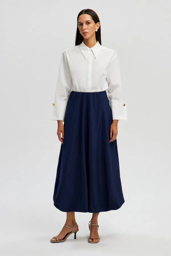 BELİ LASTİKLİ BALON ETEK