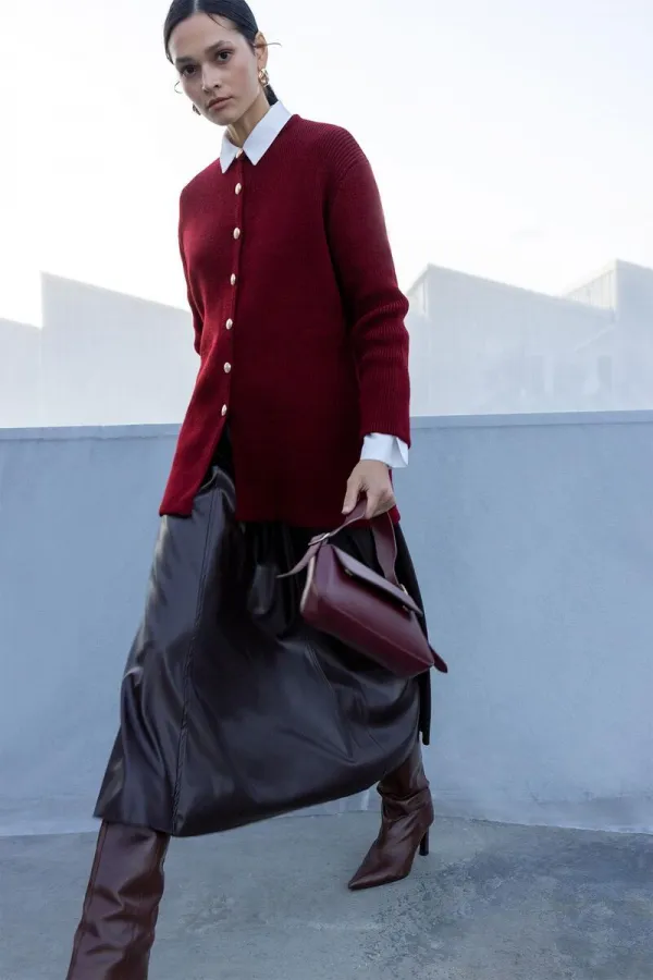 GOLD DÜĞMELİ UZUN HIRKA