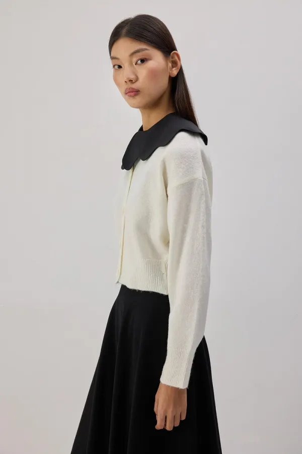 SOUS-VÊTEMENTS EN POPLINE À COL BÉBÉ