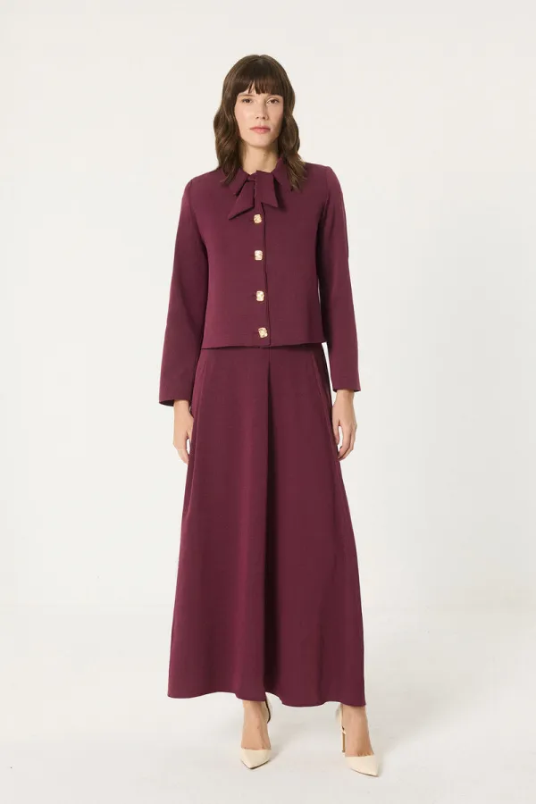 Skirt and Jacket 2-Piece Set