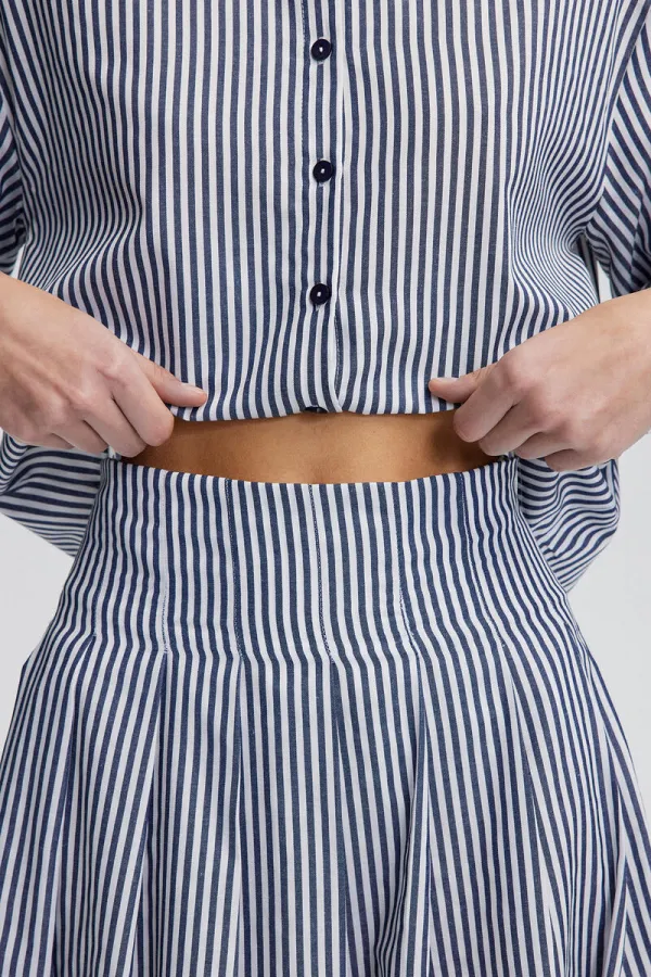 PİLELİ ETEK GÖMLEK TAKIM