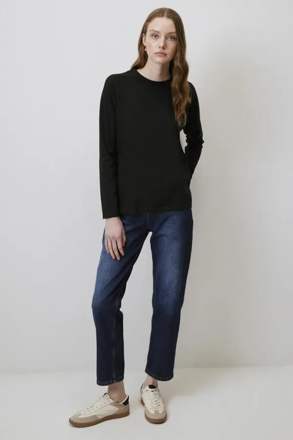 T-shirt à manches longues 100% coton