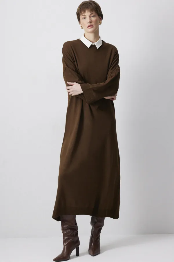 OVERSIZE TRİKO ELBİSE