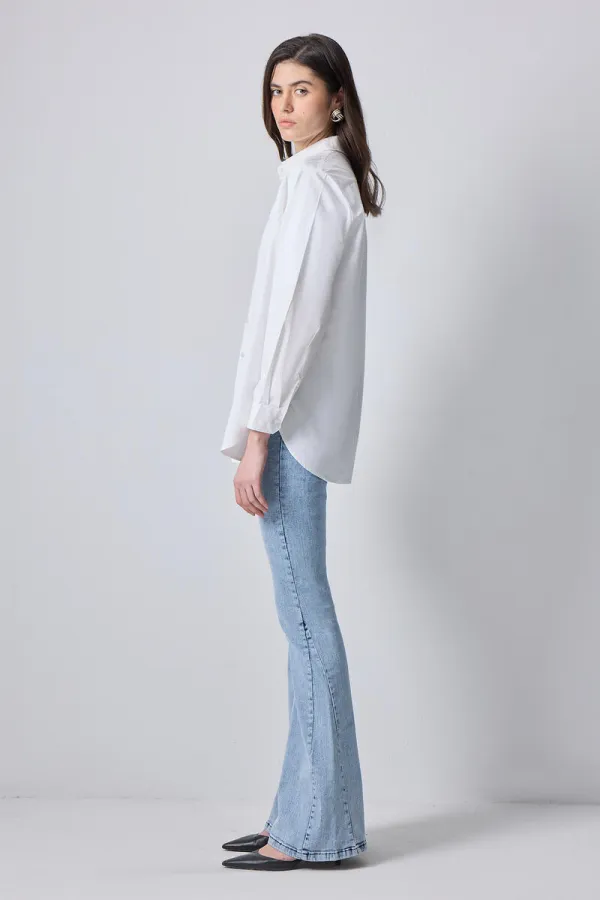 ULTRA LİKRALI İSPANYOL PAÇA DENİM PANTOLON