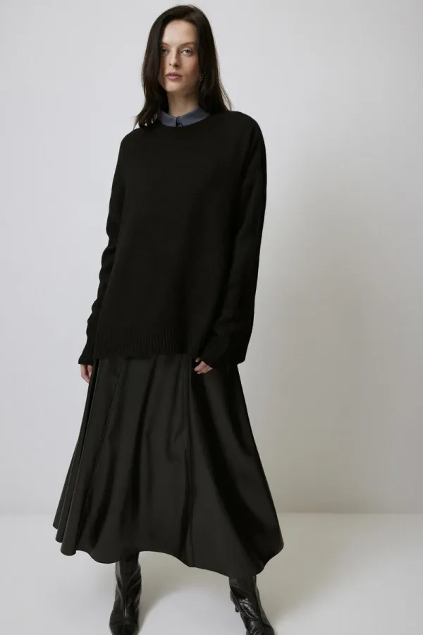 PULL OVERSize DE COULEUR UNI