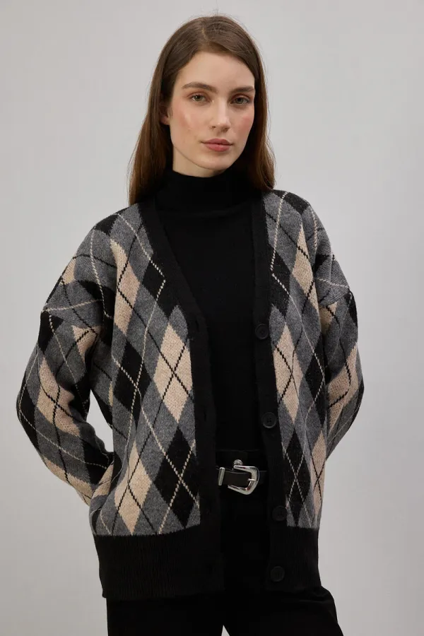 BAKLAVA PATTERNED CARDIGAN