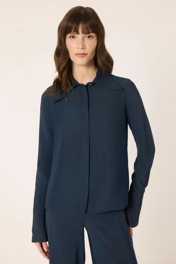 KEMER TASARIMLI GÖMLEK PANTOLON TAKIM