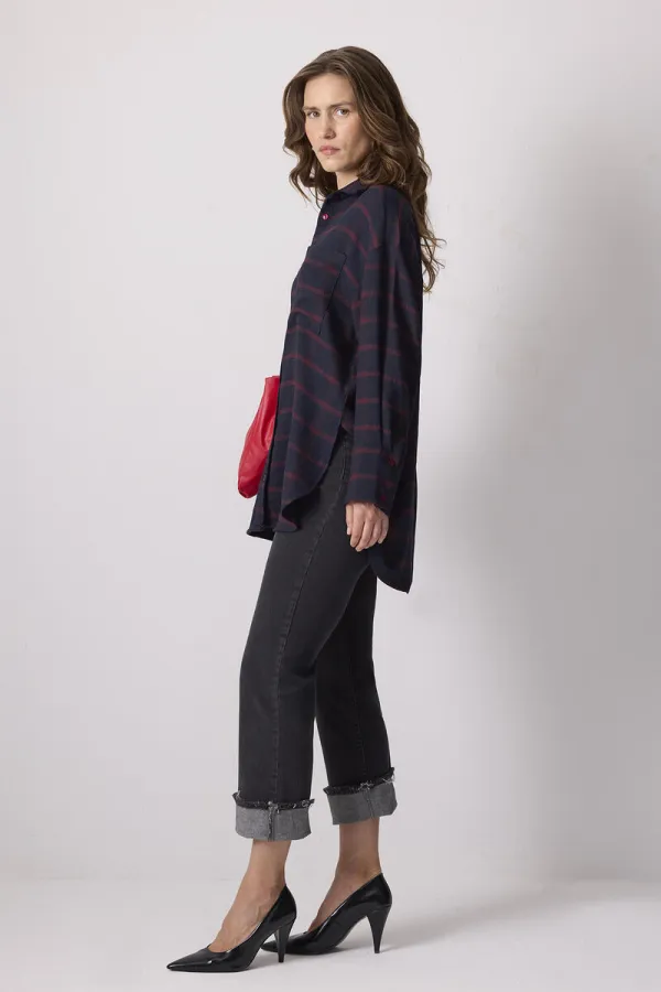 OVERSIZE WAFFLE SHIRT