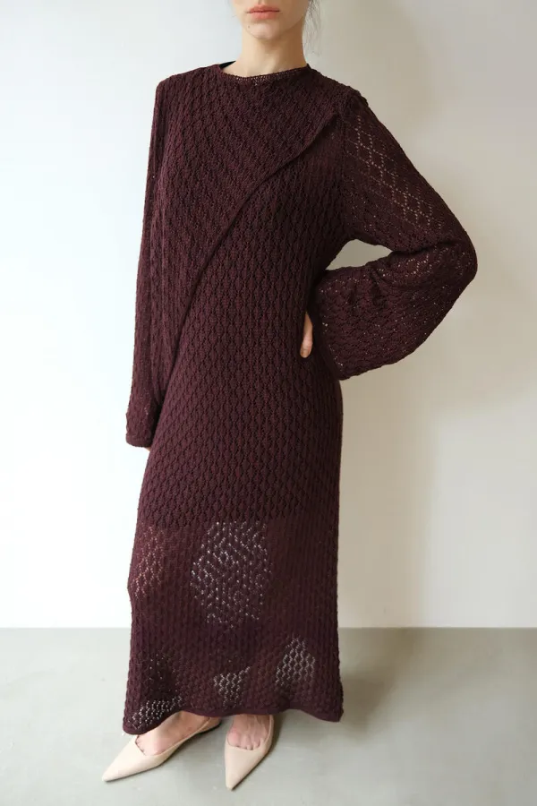 PAMUKLU BRODE ELBİSE