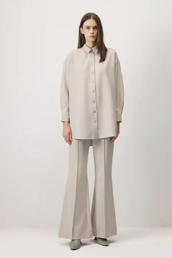 OVERSIZE CREPE SHIRT