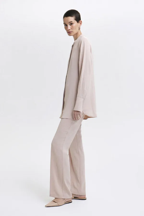 STAND COLLAR SHIRT