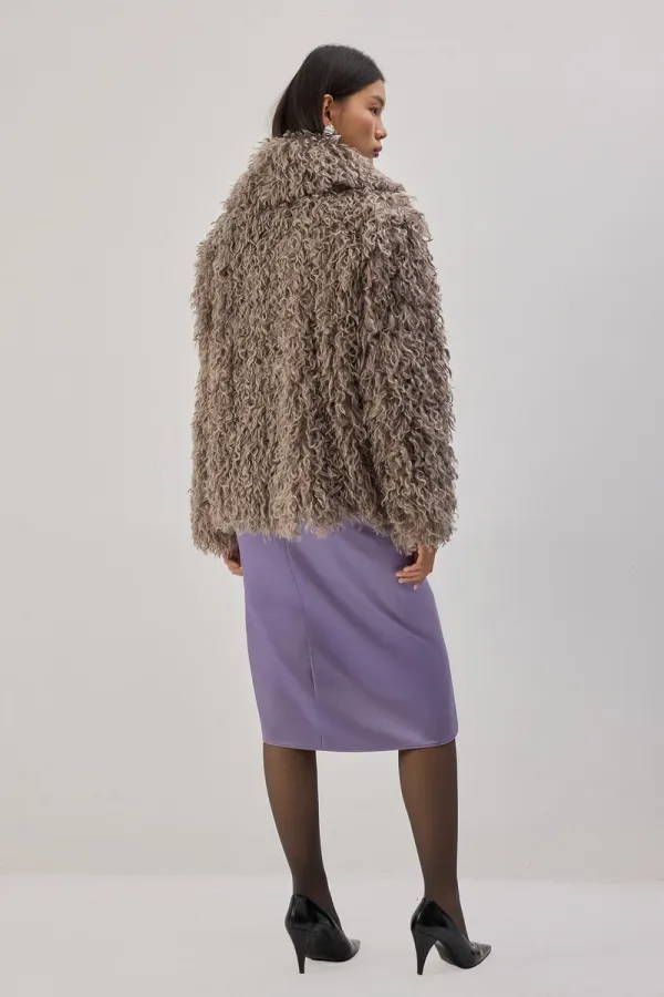 FAUX FUR COAT FAUX FUR COAT