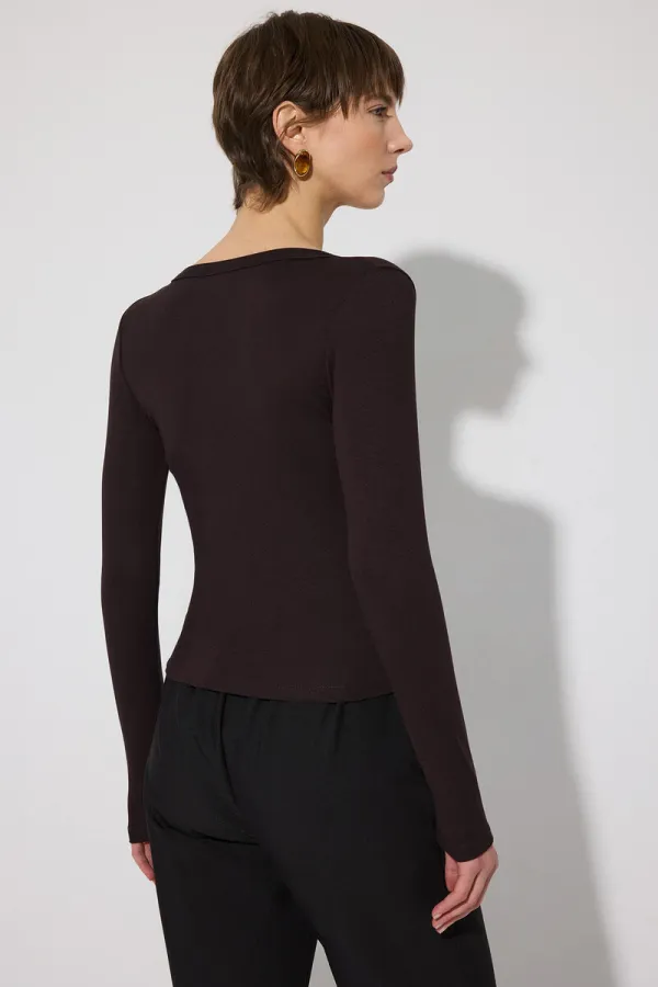 ÖNDEN ÇITÇITLI UZUN KOLLU BODY