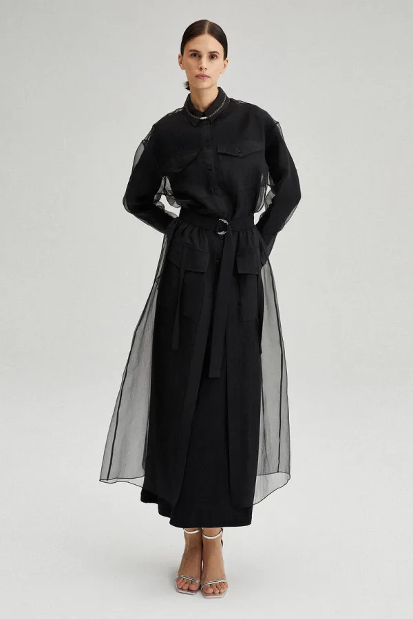 CEP DETAYLI ORGANZE TAKMA ETEK