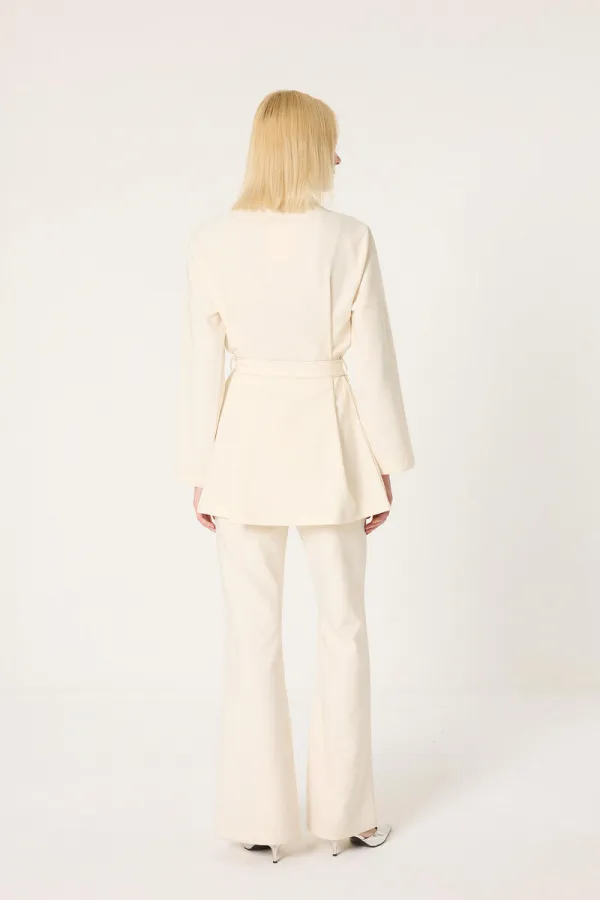 CHEMISE À COUTURES CONTRASTÉES