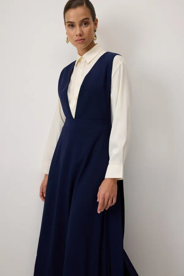 GILET EN CRÊPE PLISSÉ