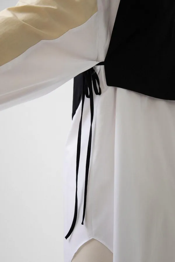 POPLIN SHIRT WITH BOLERO